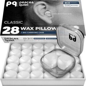 NWT PQ Brand Wax Pillow Earplugs